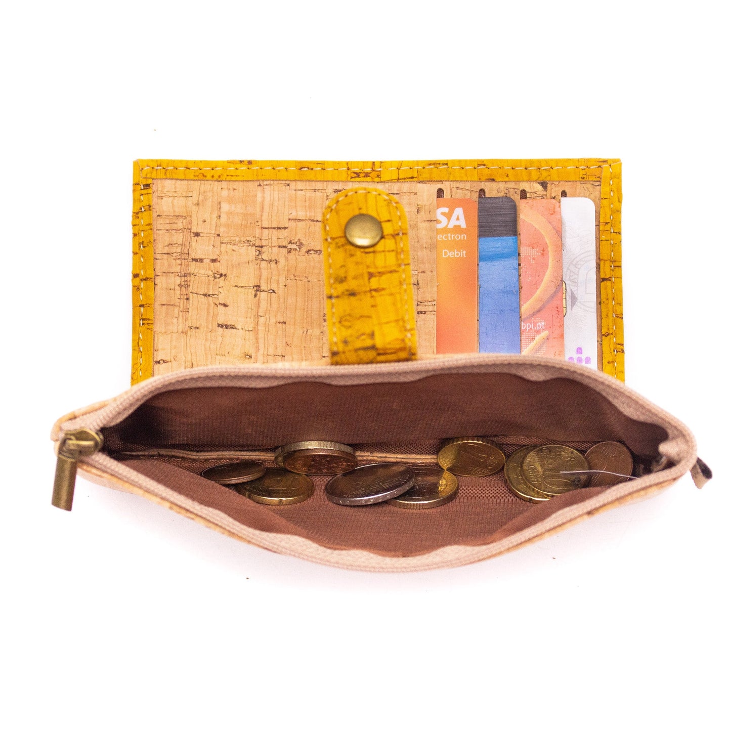 Cork Slim snap wallet