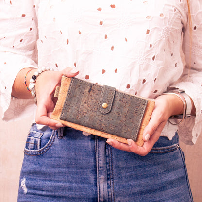 Cork Slim snap wallet