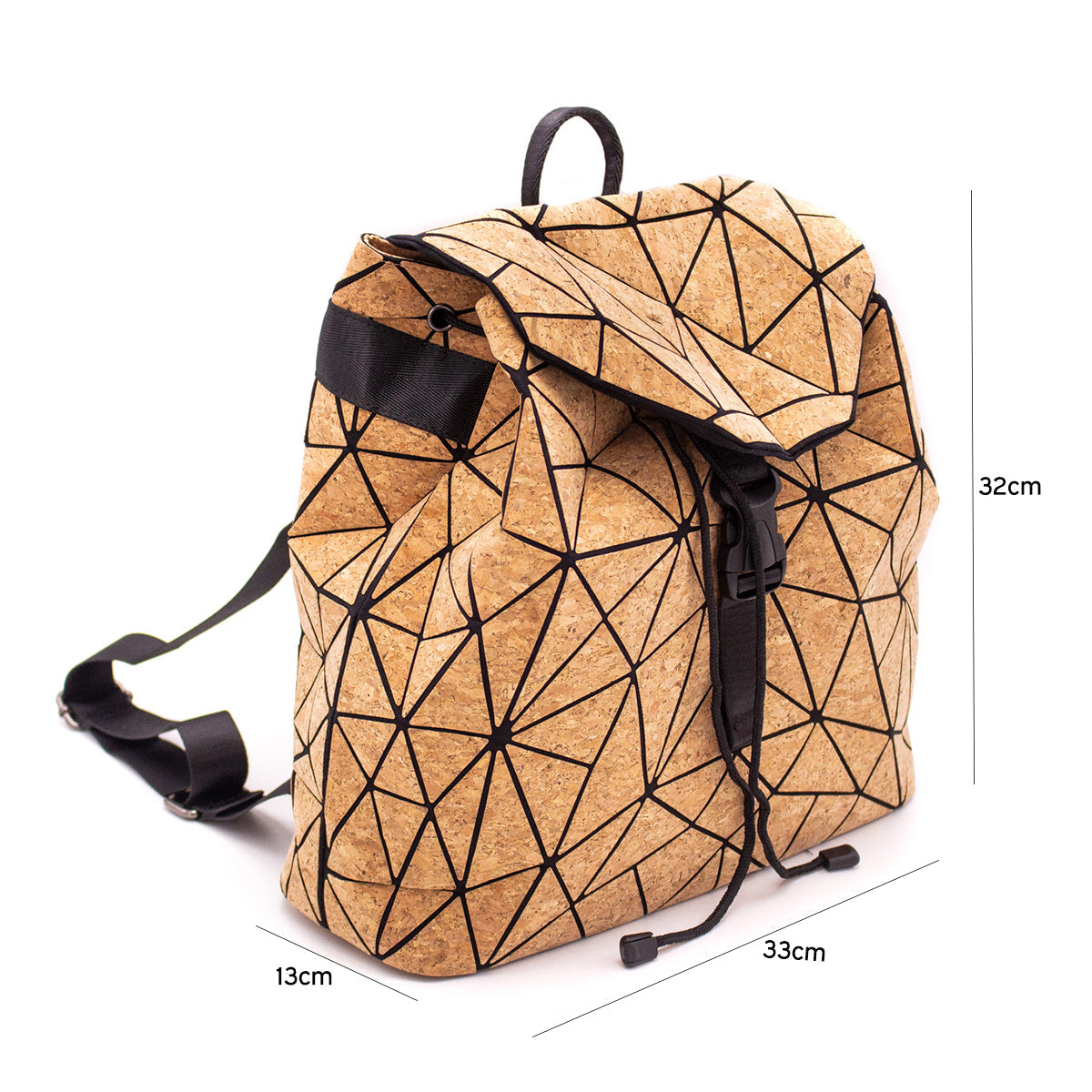 Geometric Cork Backpack