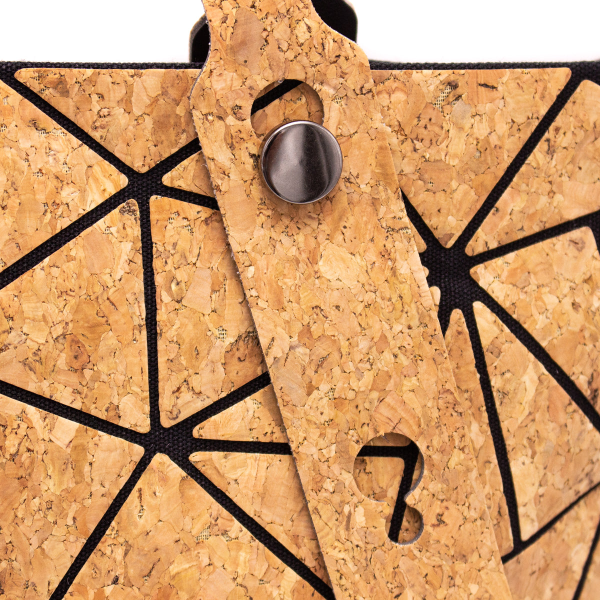 Geometric Cork Tote