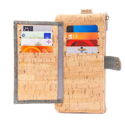 Cork Slim snap wallet