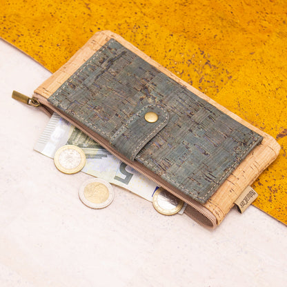 Cork Slim snap wallet