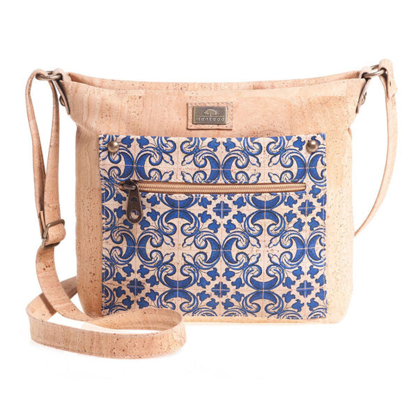 Cork crossbody bag «Azulejos»