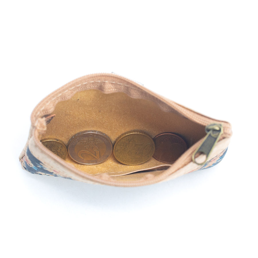 Ladies' Coin Purse made from Natural Cork Material