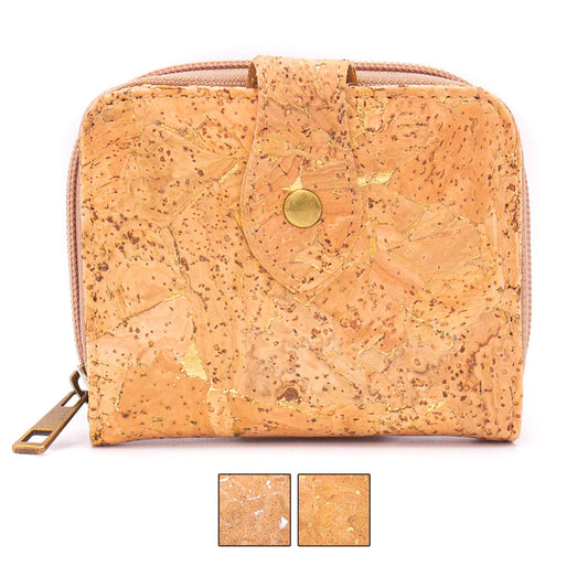 Lux cork women's card wallet