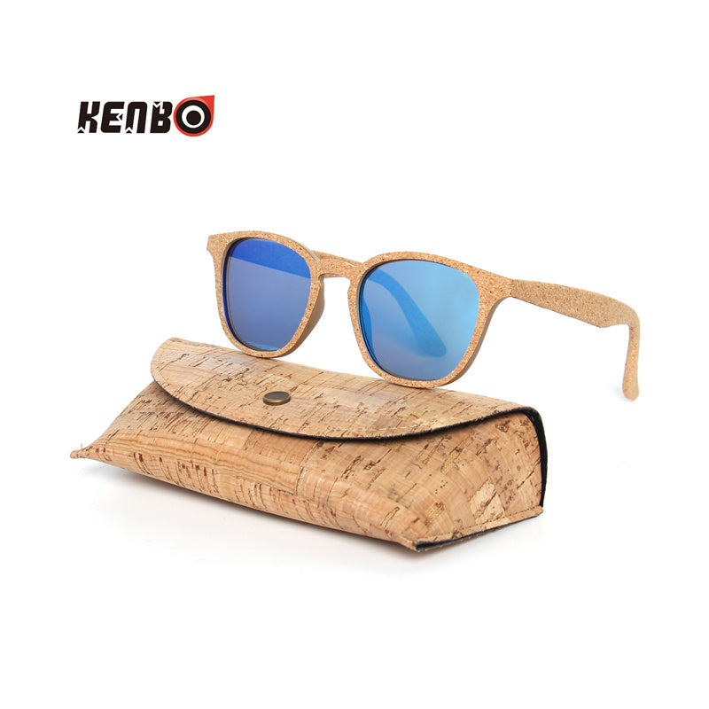 Cork sunglasses case