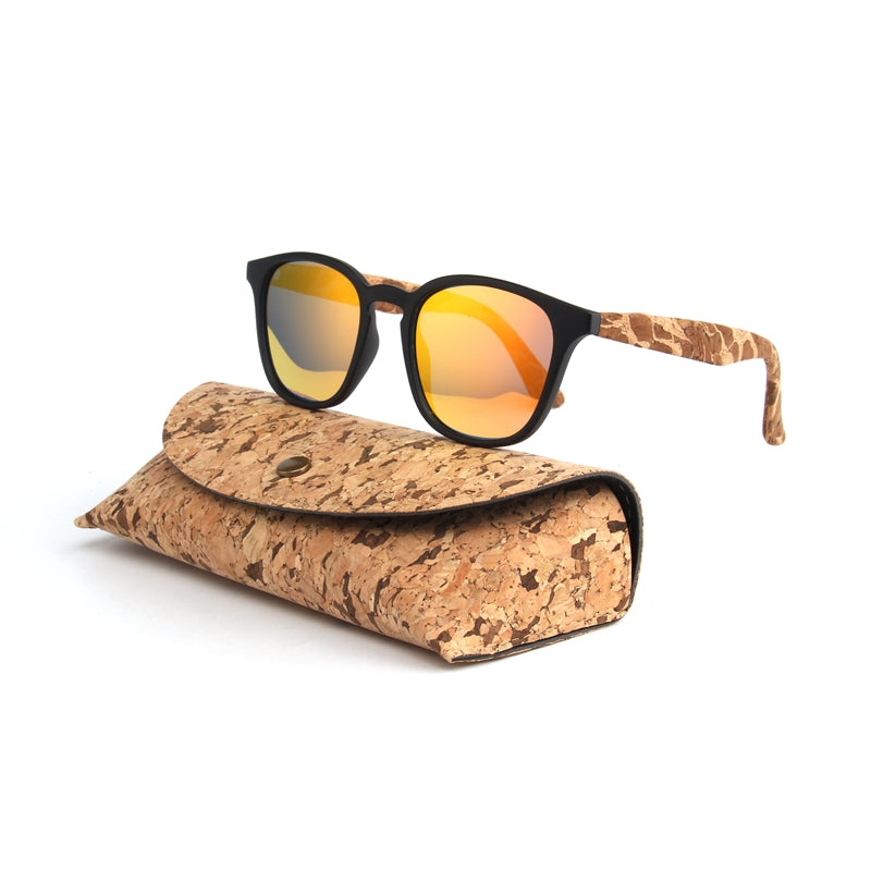 Cork sunglasses case