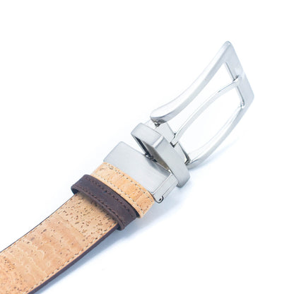 Men's Reversible Natural Cork Leather Belt