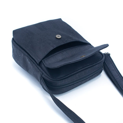 Messenger Shoulder -Small Cork Crossbody Bags for Men