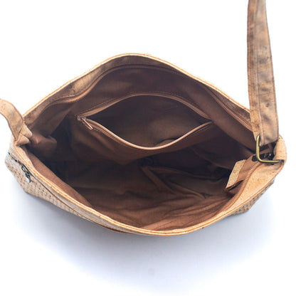 Natural Cork Hollow pattern Shoulder Bag