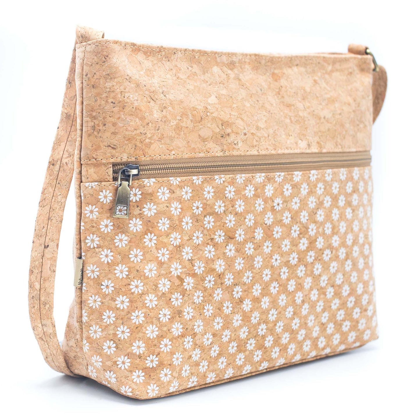 Natural Cork Shoulder Bag | Made with Cork Fabric