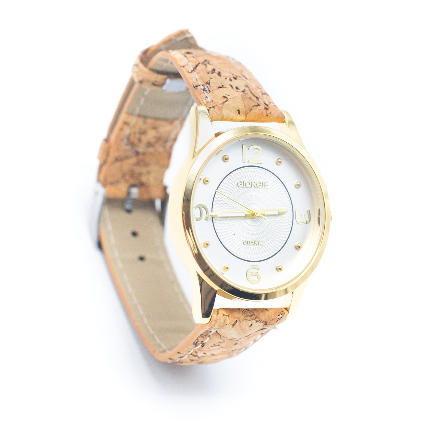 Natural Cork Strap watch women fashion