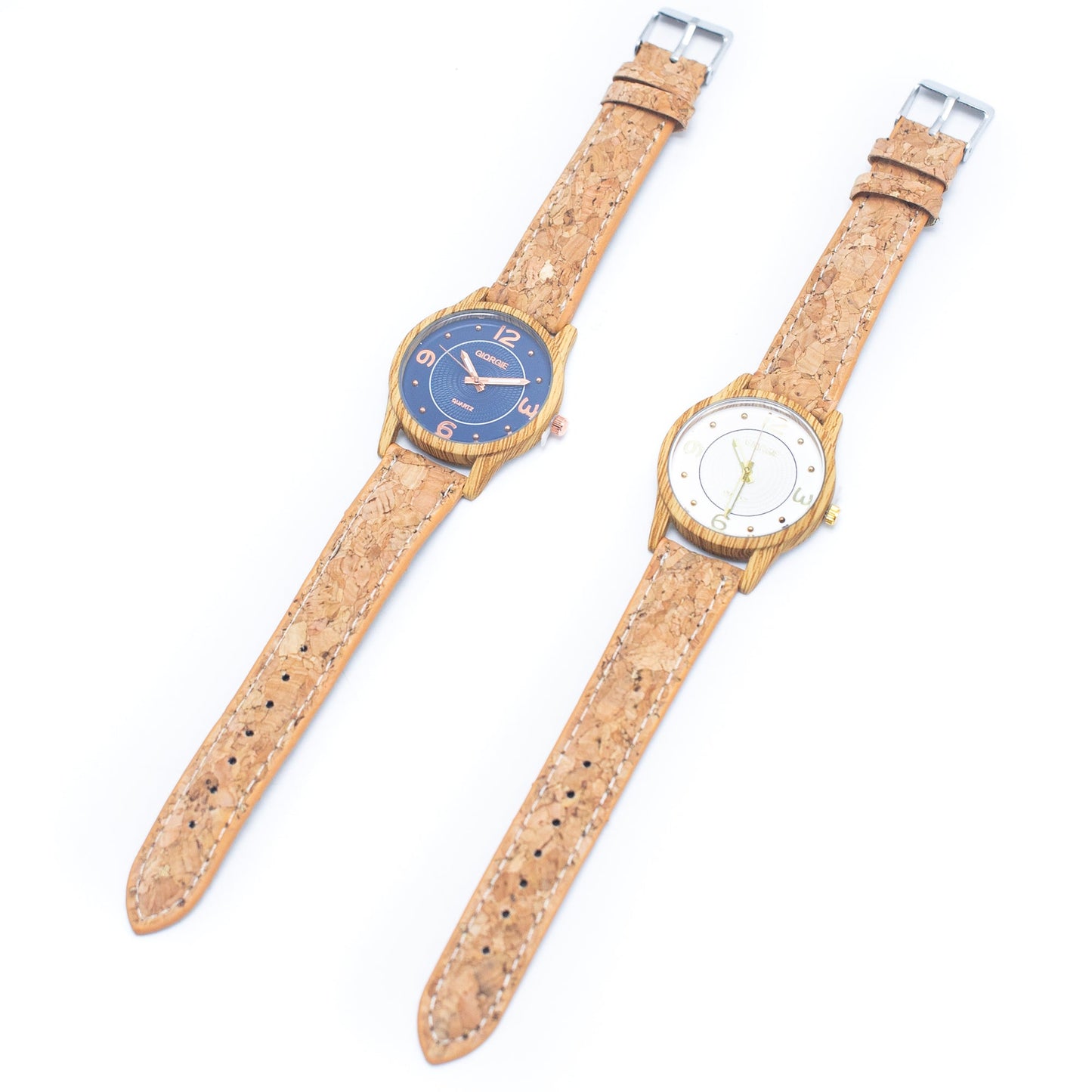 Natural Cork Strap watch women fashion