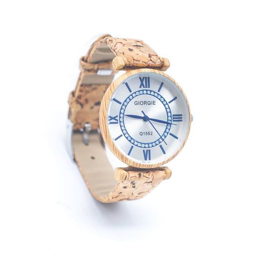 Natural Cork watch women fashion