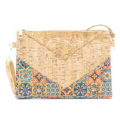 Qen Arrow Printed Cork Sling Bag