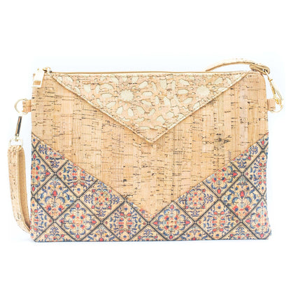 Qen Arrow Printed Cork Sling Bag