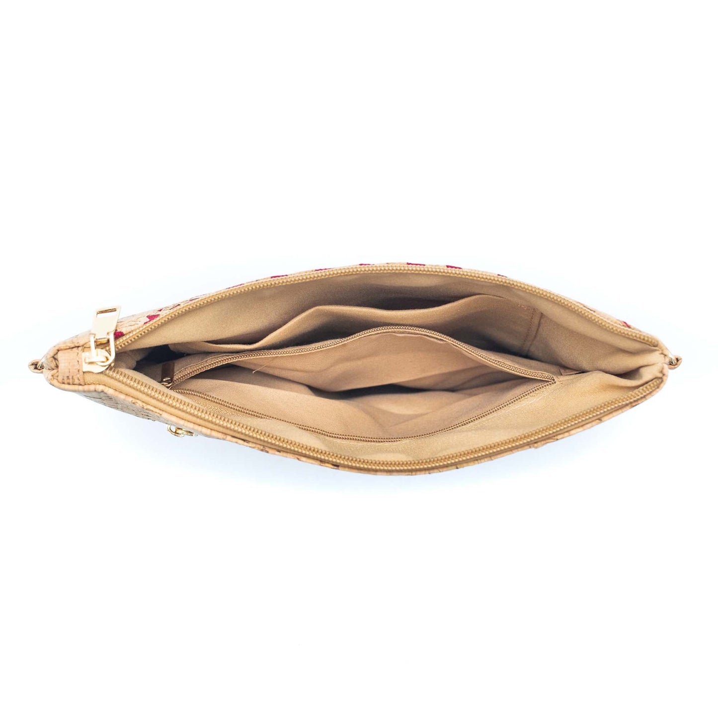 Qen Arrow Printed Cork Sling Bag