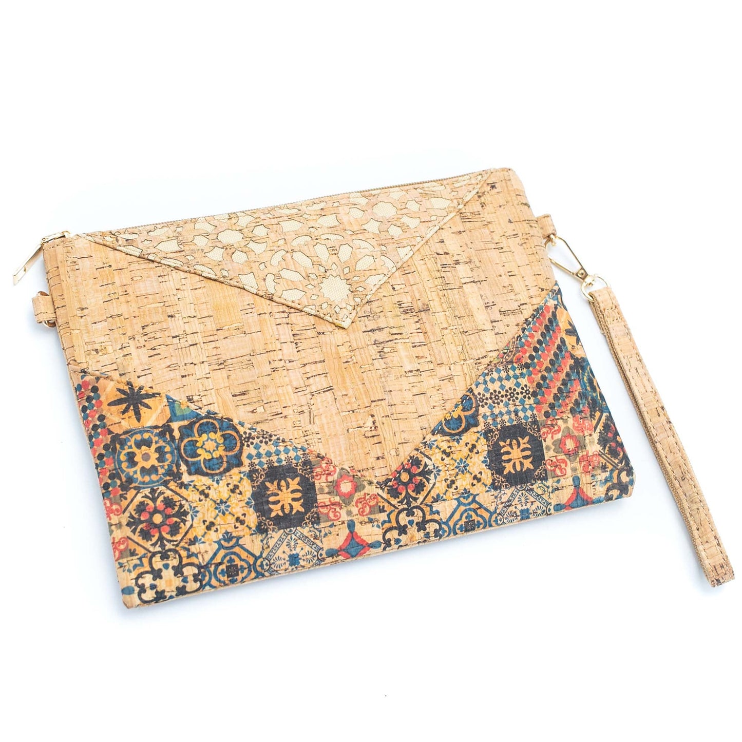 Qen Arrow Printed Cork Sling Bag