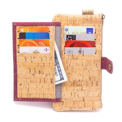 Cork Slim snap wallet