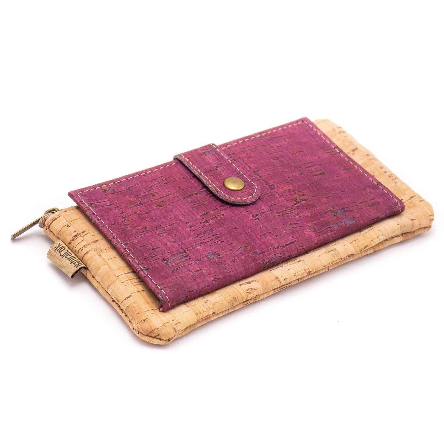 Cork Slim snap wallet