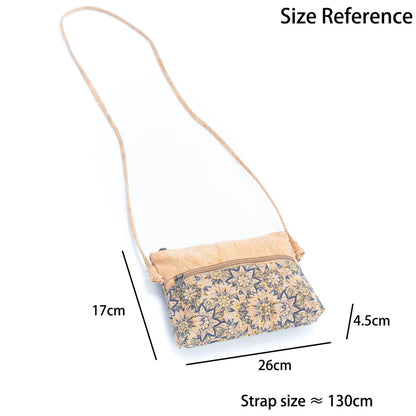 Stylish and Sustainable Women's Cork Crossbody Bag