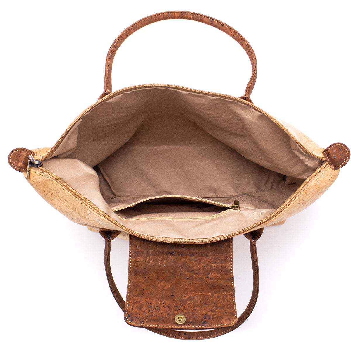 Spacious vegan women's handbag