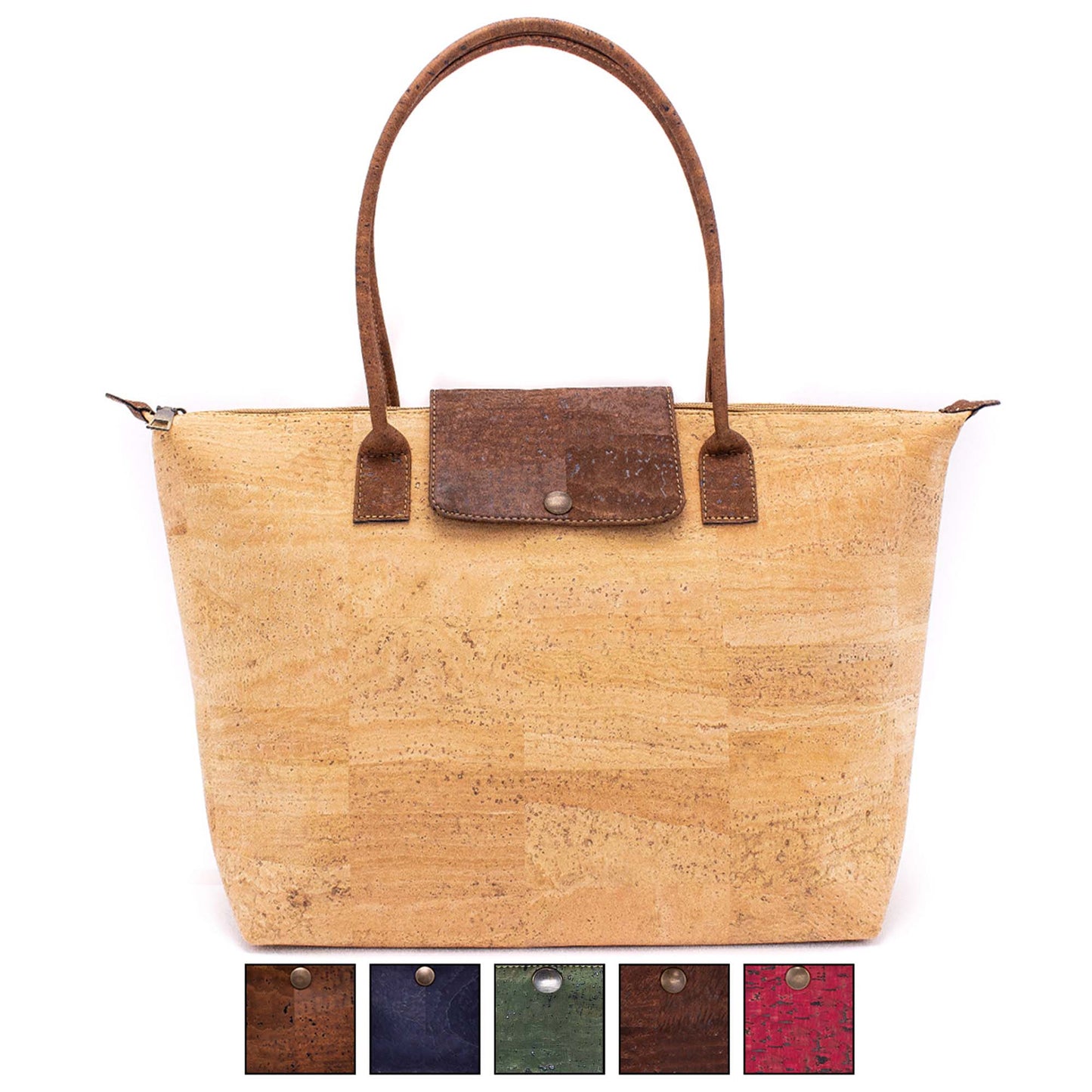 Spacious vegan women's handbag