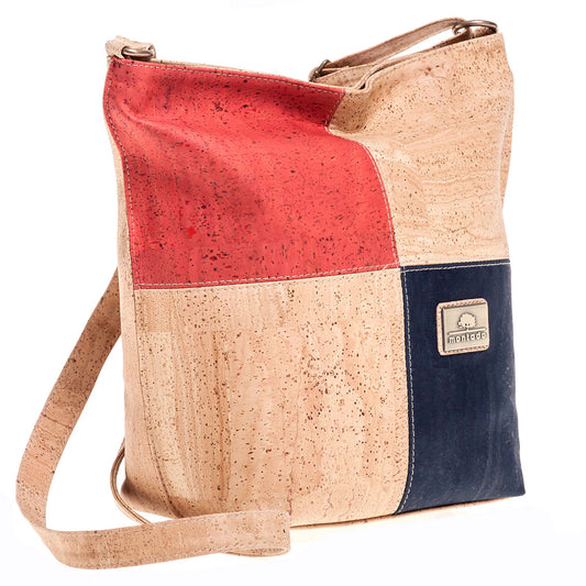 Shoulder cork bag «Quarto»