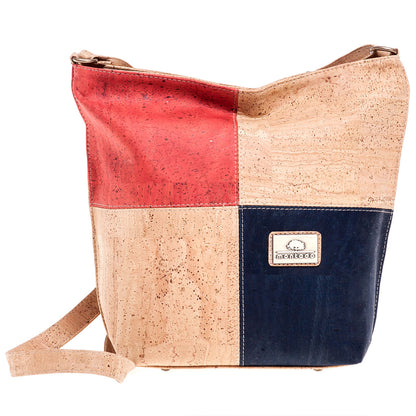 Shoulder cork bag «Quarto»