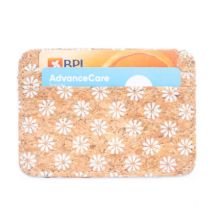 Various patterns Cork slim card holder wallet