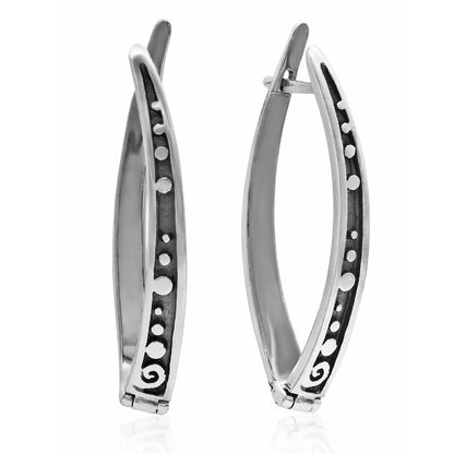 Jewellery sterling silver earrings