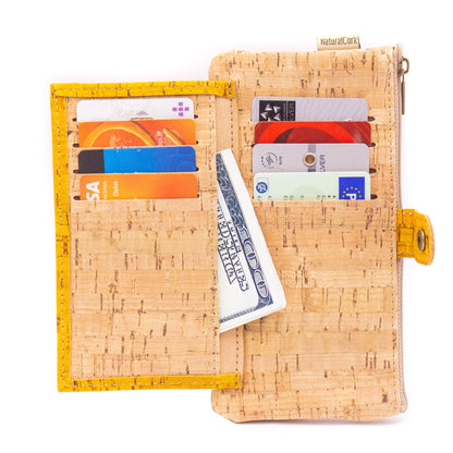 Cork Slim snap wallet