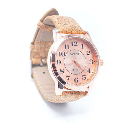 Natural Cork watch unisex fashion Watch