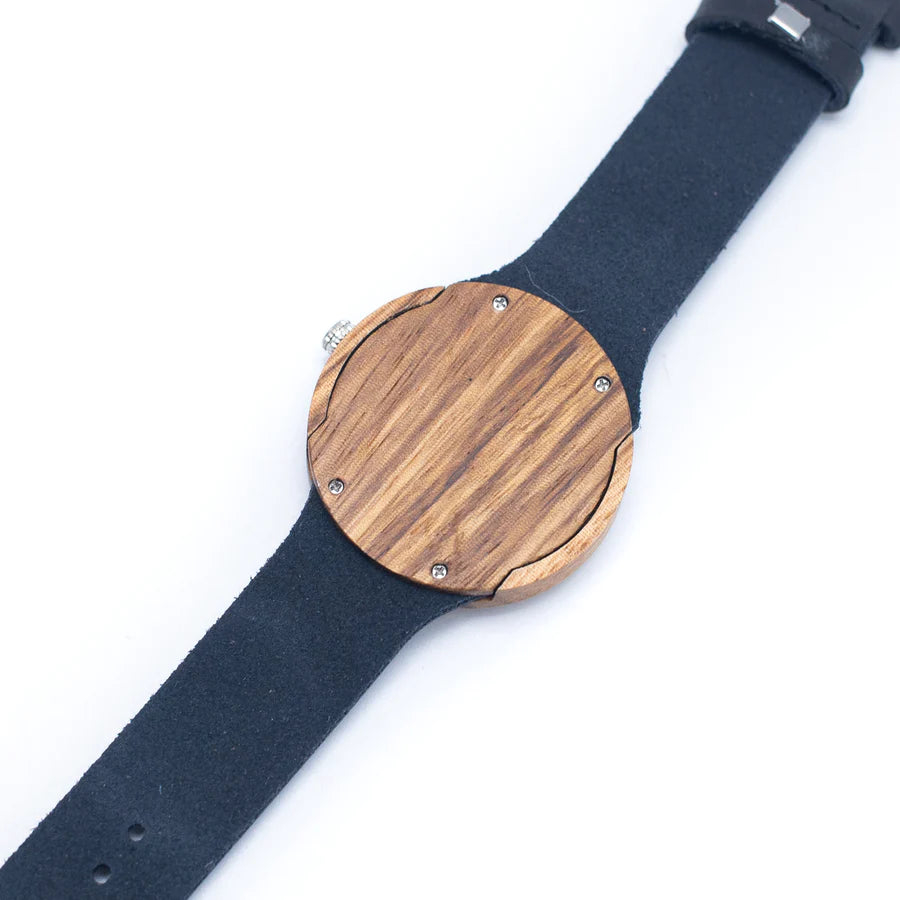 Wood Watch Eco women Watch Eco Natural Leather Strap