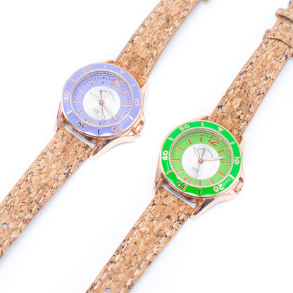 Natural Cork watch women fashion Watch