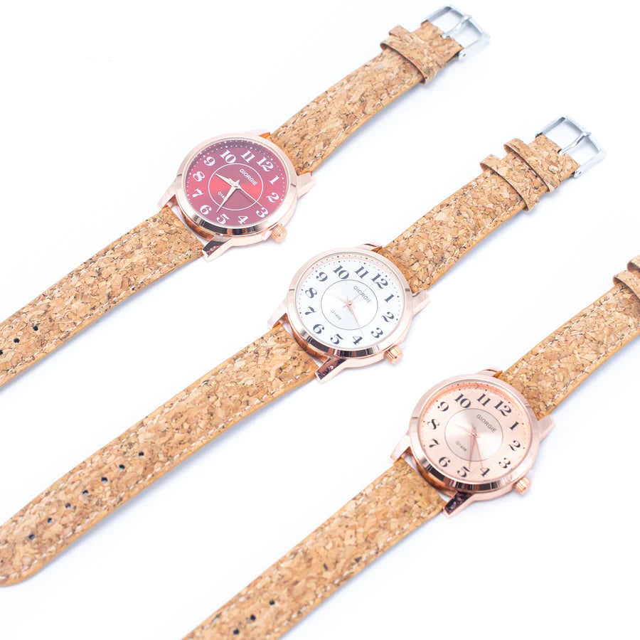 Natural Cork watch unisex fashion Watch