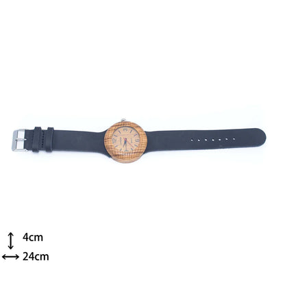 Wood Watch Eco women Watch Eco Natural Leather Strap