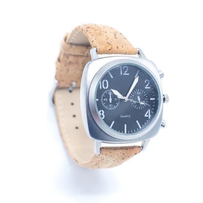 Natural Cork watch strap women fashion Watch