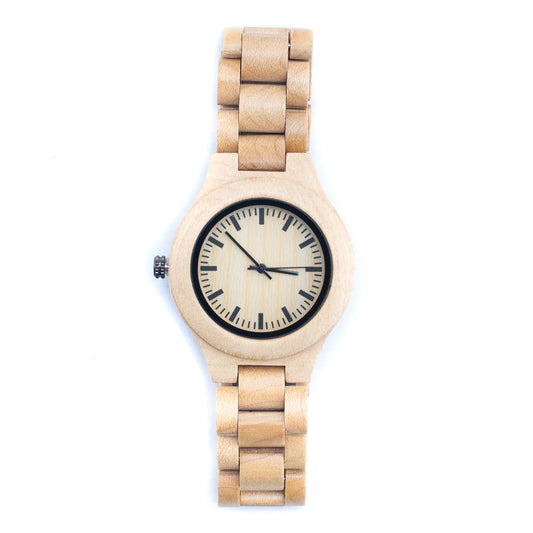 Wooden Watch, Handmade Vintage Quartz, Natural Wooden Wrist Watch