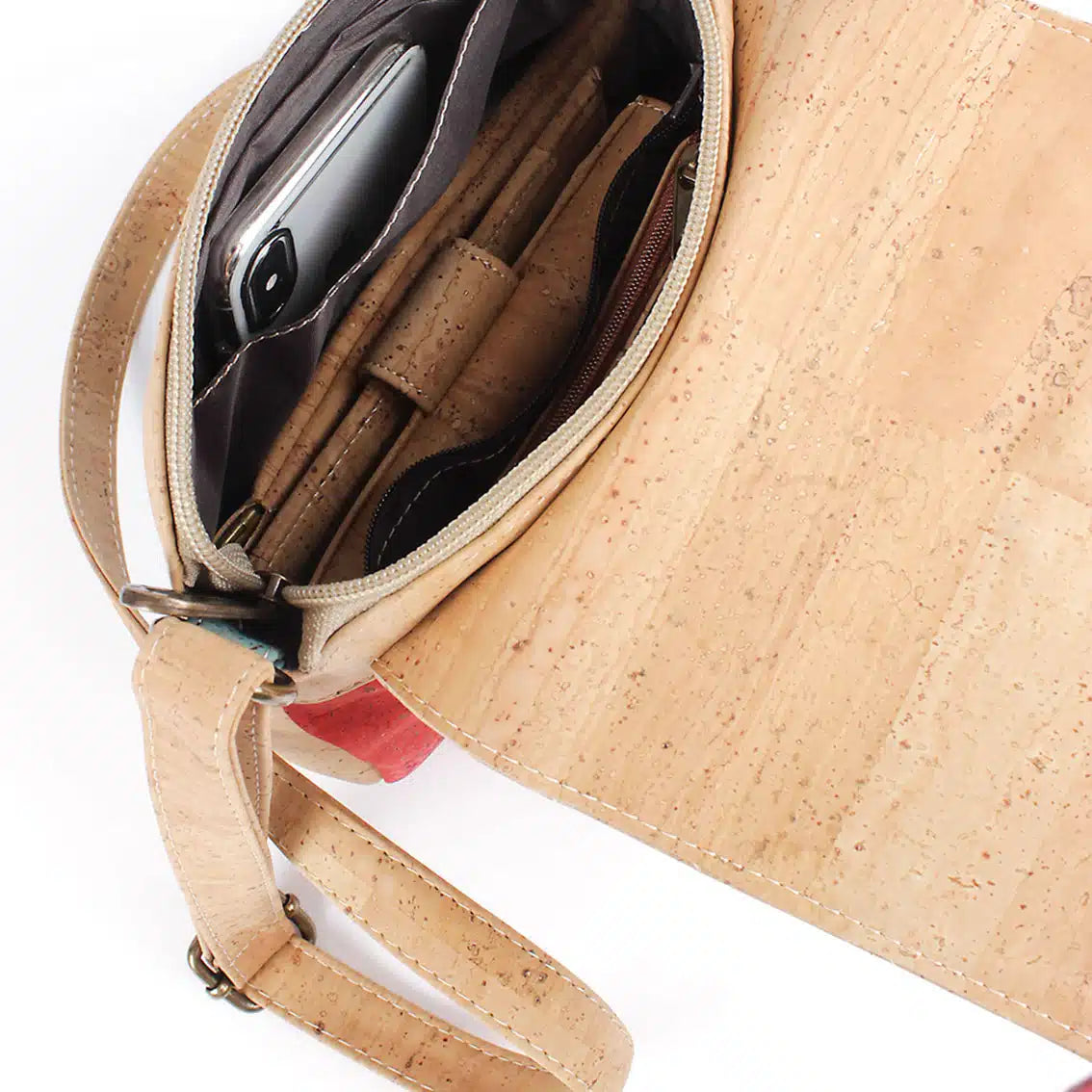 Crossbody cork bag «Frame»