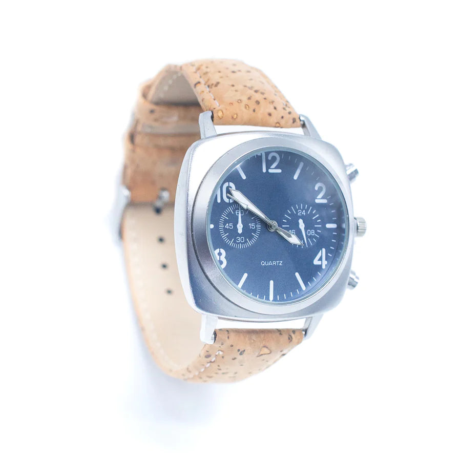 Natural Cork watch strap women fashion Watch