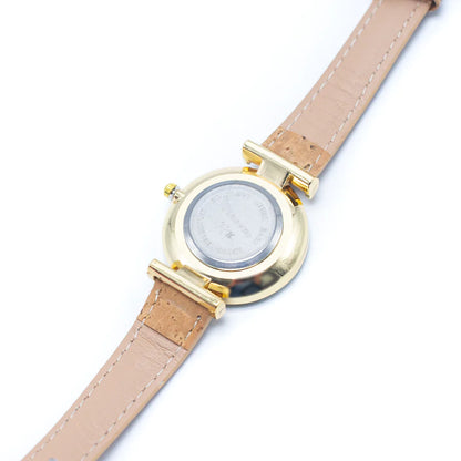 Natural Cork watch with Strap women Watch