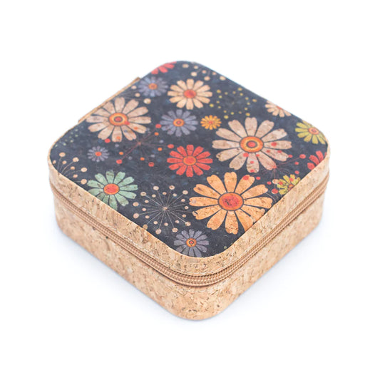 Women's Cork Jewelry Organizer box