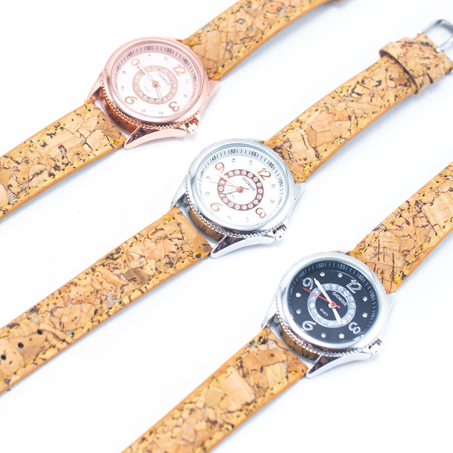 Natural Cork watch unisex fashion Watch WA-385