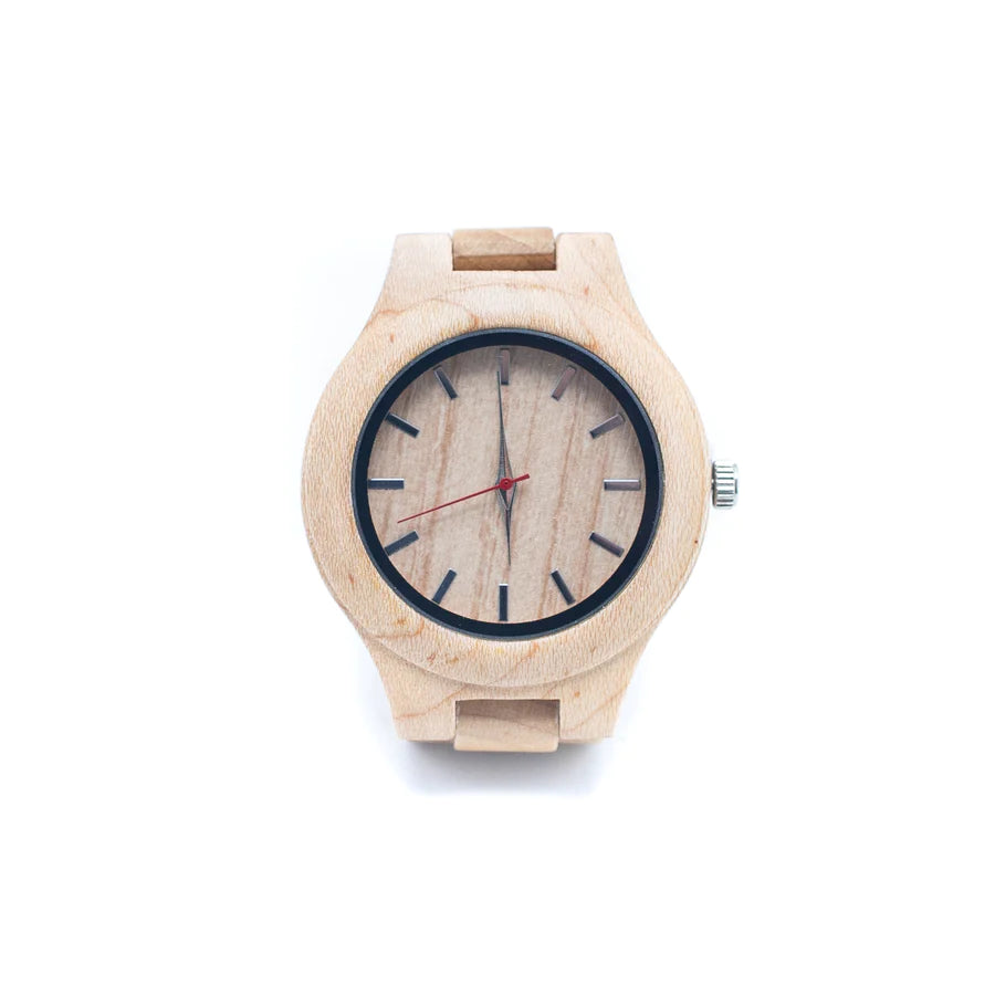 Wooden Watch, Handmade Vintage Quartz, Natural Wooden Wrist Watch