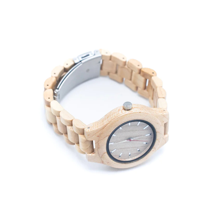 Wooden Watch, Handmade Vintage Quartz, Natural Wooden Wrist Watch