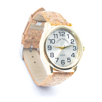 Natural Cork Strap watch women fashion Watch