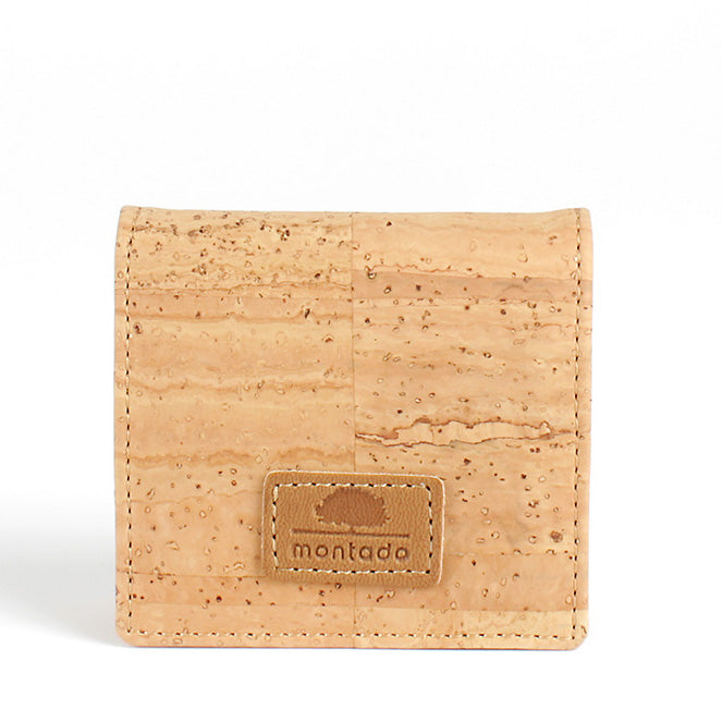 Cork clip coin pouch