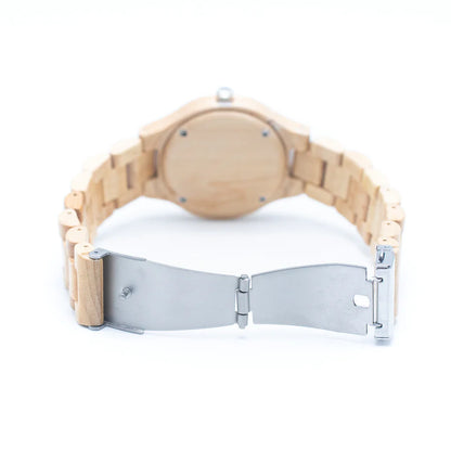 Wooden Watch, Handmade Vintage Quartz, Natural Wooden Wrist Watch