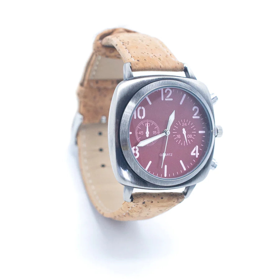 Natural Cork watch strap women fashion Watch